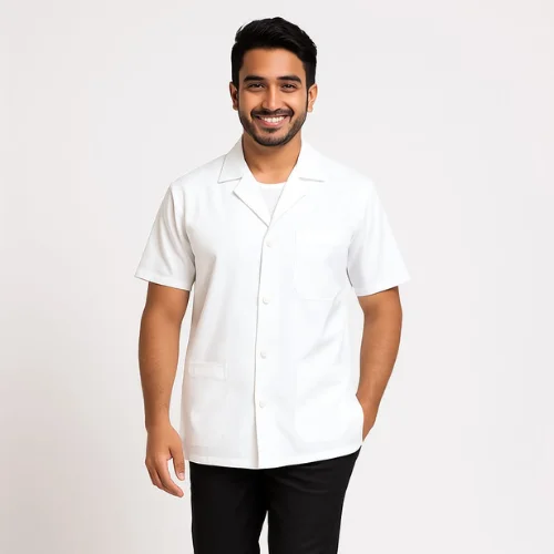 Doctor Lab Coat ( Half Sleeves ) For Man